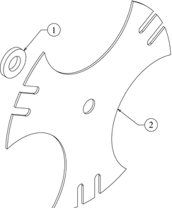 Trencher Kit Diagram and Parts List for LE100 (25B55SD710)(2020) Cub Cadet Edger
